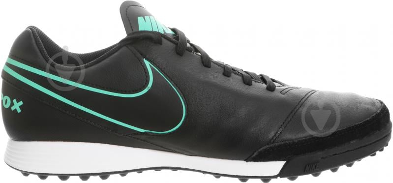 Cороконіжки Nike TIEMPOX GENIO II LEATHER TF 819216-004 р.44 чорний - фото 4