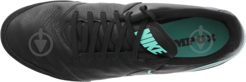 Cороконіжки Nike TIEMPOX GENIO II LEATHER TF 819216-004 р.44 чорний - фото 6