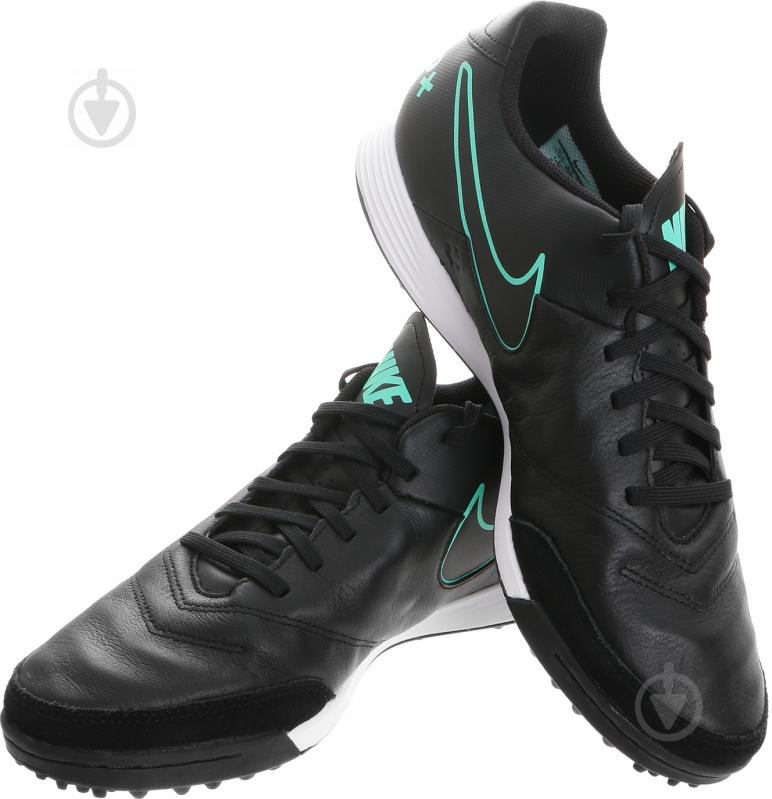 Cороконіжки Nike TIEMPOX GENIO II LEATHER TF 819216-004 р.44 чорний - фото 1