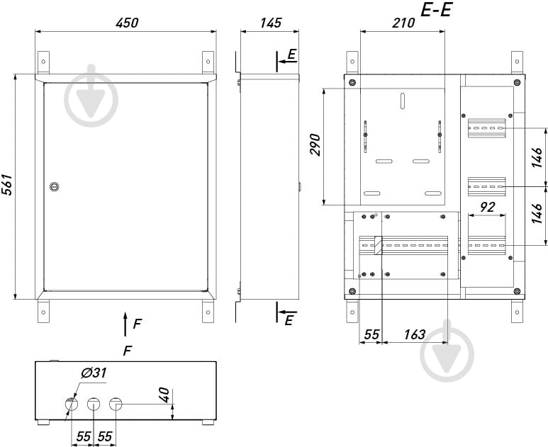 Корпус E.NEXT e.mbox.pro.n.f3.27 p0100223 - фото 5