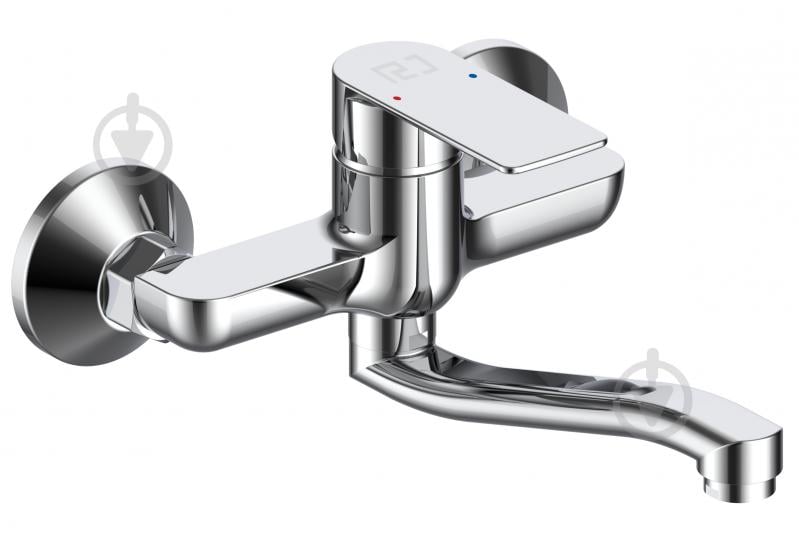 Змішувач для умивальника RJ ARA монтаж на стіну, хром - фото 1 Змішувач для умивальника RJ ARA монтаж на стіну, хром - фото 1