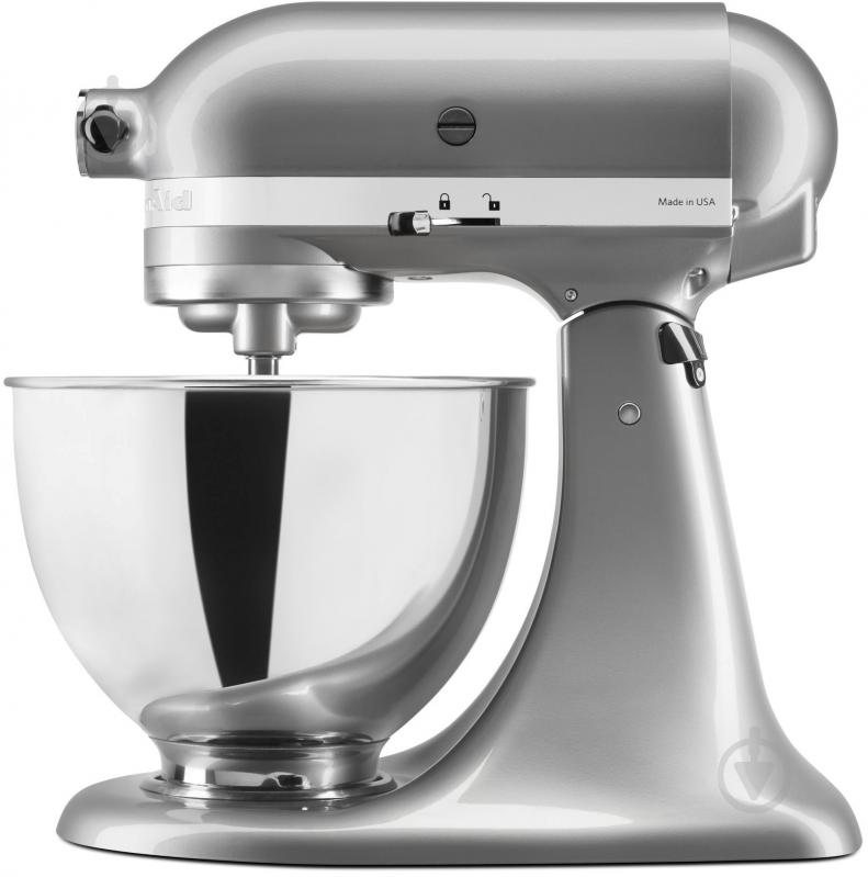 Кухонна машина KitchenAid 4,3 л 5KSM95PSEMC з відкидним блоком, хром - фото 2