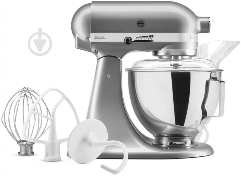 Кухонна машина KitchenAid 4,3 л 5KSM95PSEMC з відкидним блоком, хром - фото 5