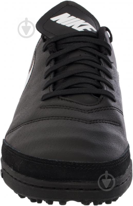 Cороконіжки Nike TIEMPOX GENIO II LEATHER TF 819216-010 р.40,5 чорний - фото 7