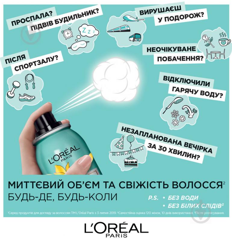 Сухой шампунь L'Oreal Paris Magic shampoo Трояндова спокуса 200 мл - фото 4