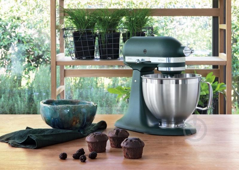 Кухонная машина KitchenAid Artisan 4,8 л 5KSM185PSEPP с откидным блоком пальмовый - фото 4