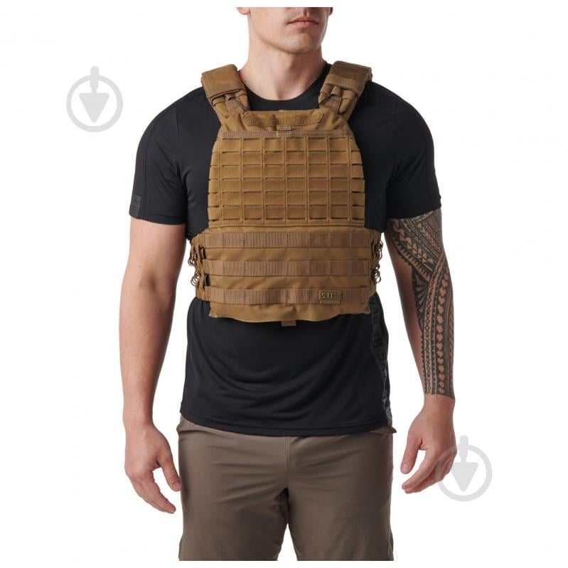 Плитоноска 5.11 Tactical для бронежилета "TACTEC PLATE CARRIER", KANGAROO - фото 7