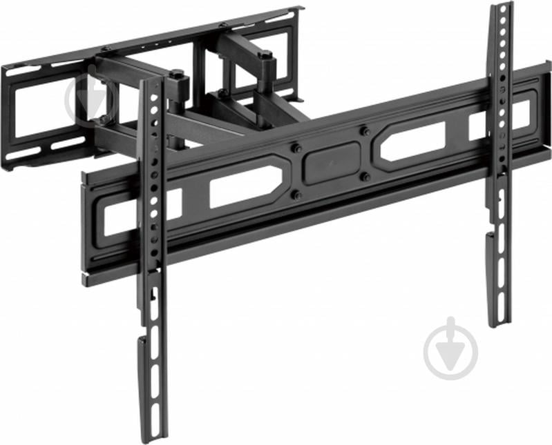 Кріплення для телевізора Kivi Motion-466, 40кг, 37-80", VESA 100х100-400х400 поворотно-похилі чорний - фото 2 Кріплення для телевізора Kivi Motion-466, 40кг, 37-80", VESA 100х100-400х400 поворотно-похилі чорний - фото 2