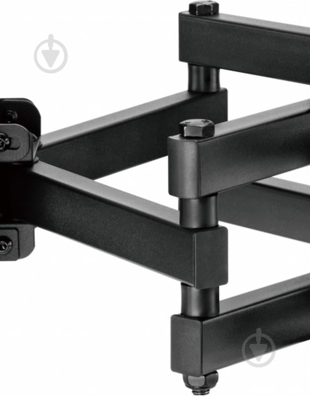 Кріплення для телевізора Kivi Motion-466, 40кг, 37-80", VESA 100х100-400х400 поворотно-похилі чорний - фото 8 Кріплення для телевізора Kivi Motion-466, 40кг, 37-80", VESA 100х100-400х400 поворотно-похилі чорний - фото 8