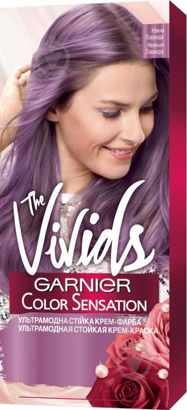 Крем-краска для волос Garnier Color Sensation The Vivids The Vivids 7.21 нежная лаванда 110 мл - фото 1