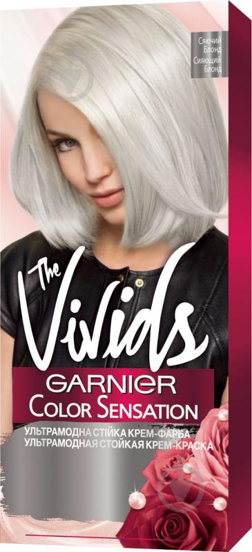 Крем-фарба для волосся Garnier Color Sensation The Vivids The Vivids s9 сяючий блондин 110 мл - фото 1