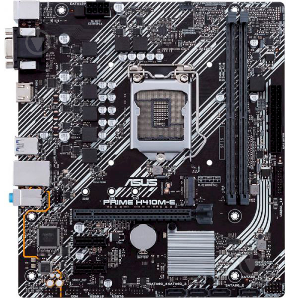 Материнська плата Asus PRIME H410M-E/CSM (Socket 1200, Intel H410, mirco ATX) - фото 1