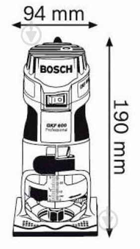 Фрезер Bosch Professional GKF 600 060160A101 - фото 7