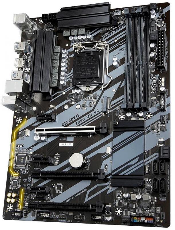 Материнская плата Gigabyte Z390 UD V2 (Socket 1151, Intel Z390, ATX) - фото 3