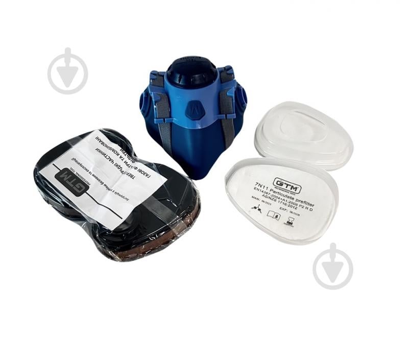 Полумаска GTM 7500A1-KIT A1P2 2 шт. - фото 3