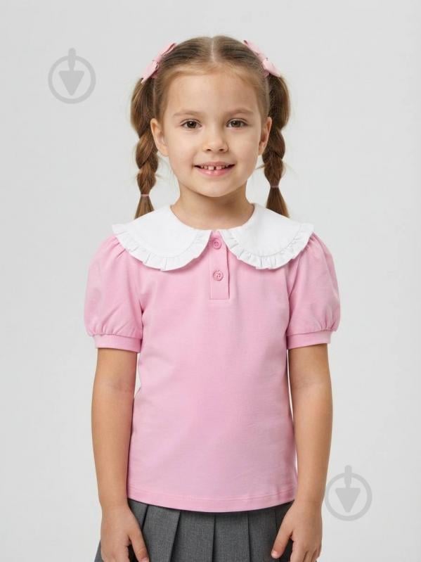 Блуза Piccolo р.134 розовый 180291 - фото 1 Блуза Piccolo р.134 розовый 180291 - фото 1