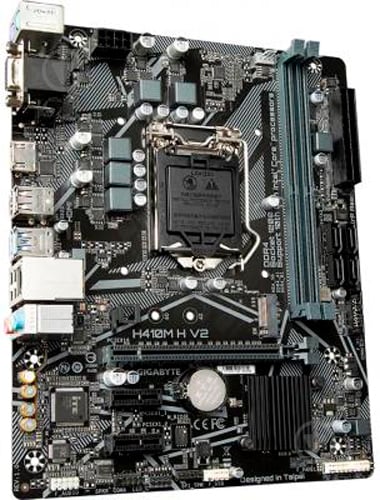 Материнська плата Gigabyte H410M H V2 (Socket 1200, Intel H410, mirco ATX) - фото 2