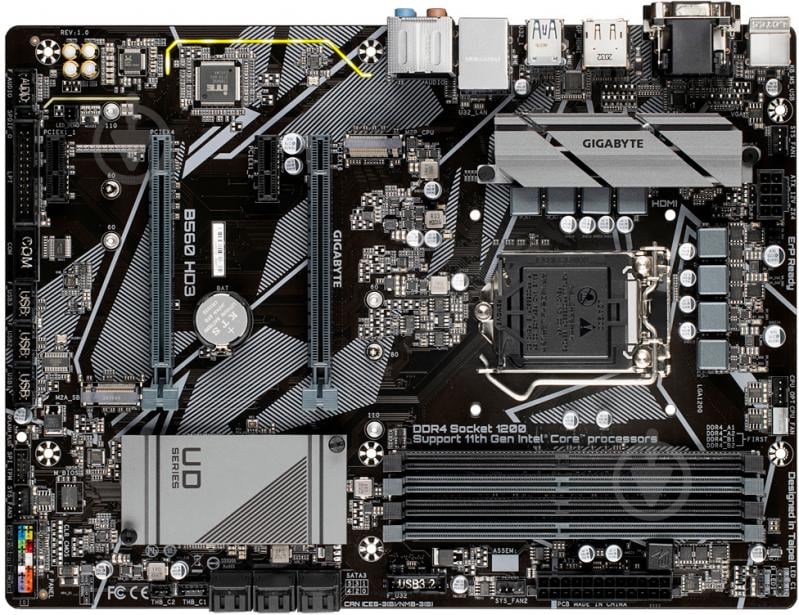 Материнська плата Gigabyte B560 HD3 (Socket 1200, Intel B560, ATX) - фото 1