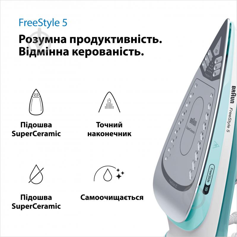 Утюг Braun SI5017GR TexStyle 5 - фото 2