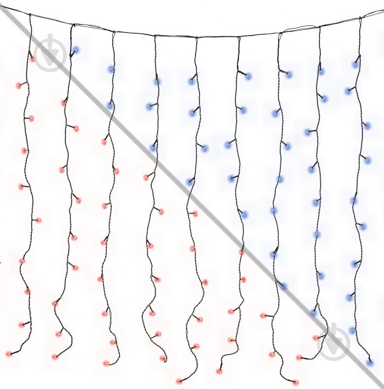 Декоративна гірлянда Джаз Лайт LDCL200-MG вбудований світлодіод (LED) 200 ламп 2 м - фото 3