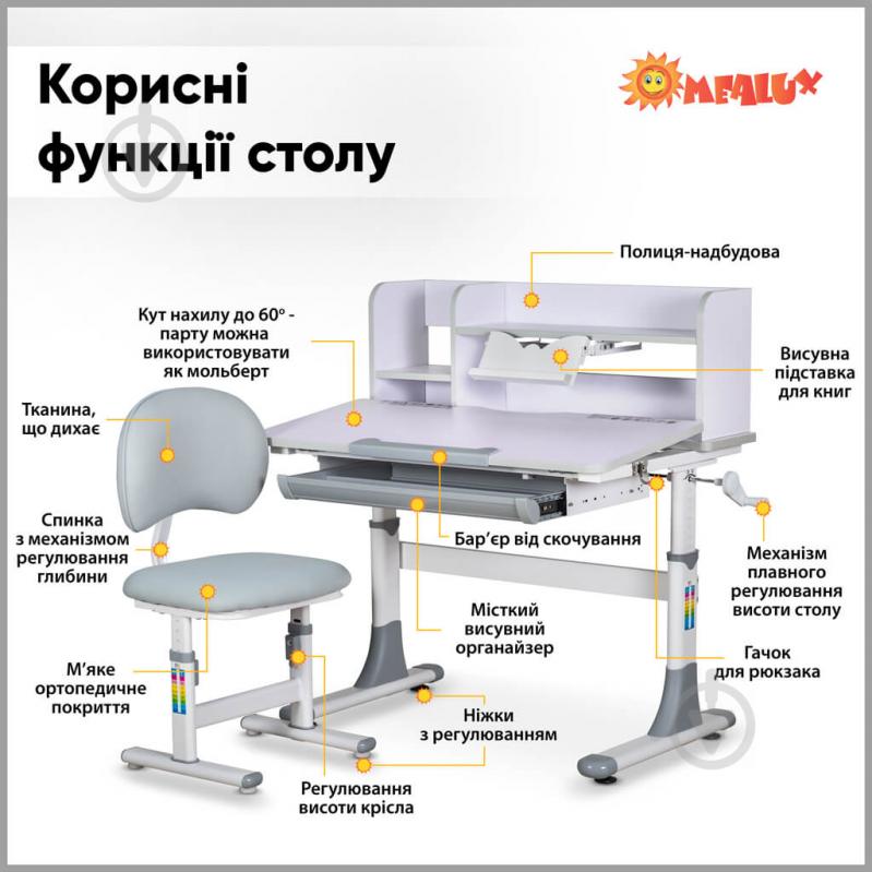 Комплект меблів дитячий Evo-kids BD-21 G - фото 13