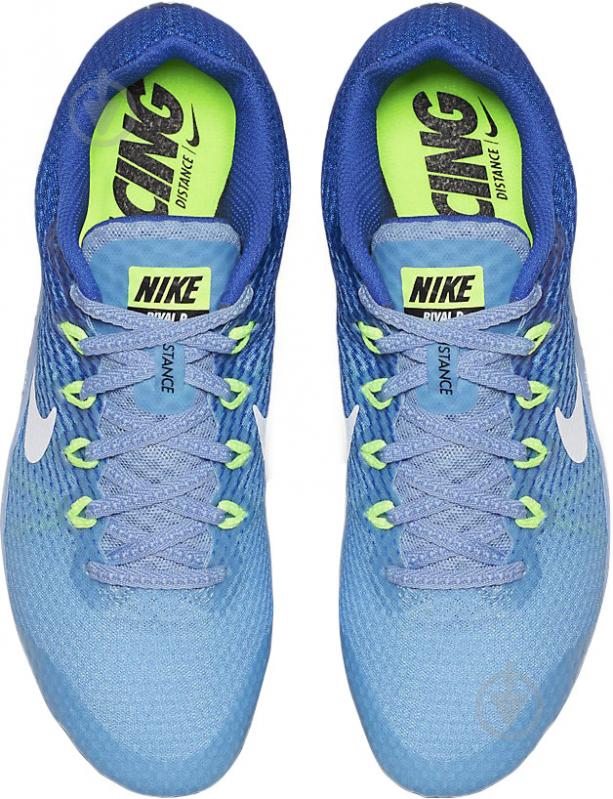 Кросівки жіночі демісезонні Nike WMNS NIKE ZOOM RIVAL D 9 806560-401 р.40 блакитні - фото 4