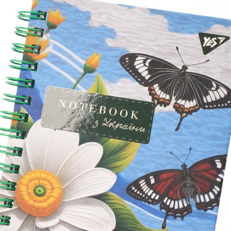 Блокнот YES 64 лист. 7БЦ cпираль Ukrainian notebook клетка - фото 2