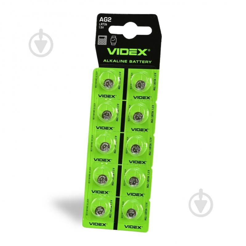 Батарейка Videx AG2 2 шт. (23422) - фото 1