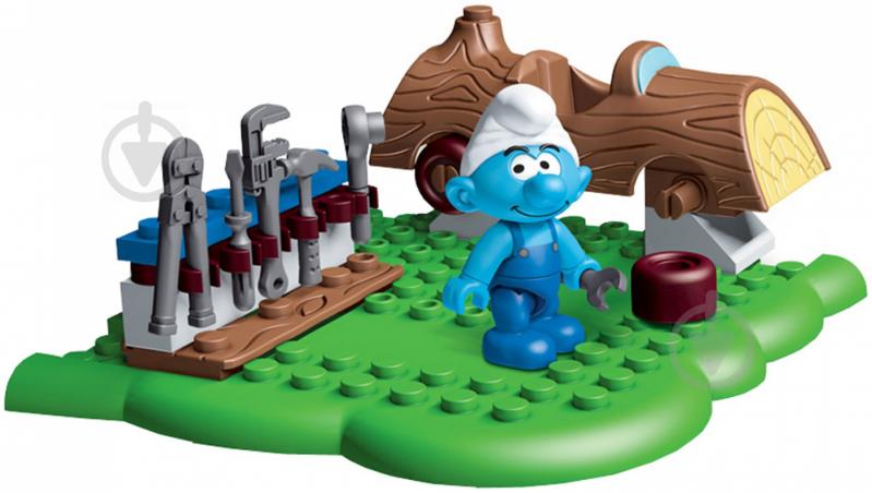 Конструктор Mega Bloks Smurfs Умелый Смурф 10736 - фото 1