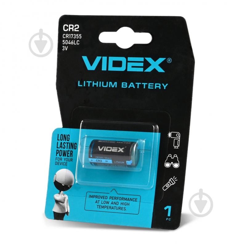 Батарейка Videx CR2 1 шт. (23458) - фото 1