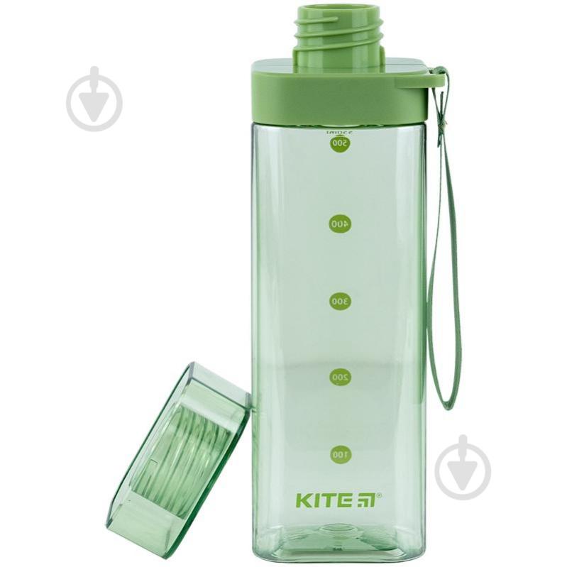Бутылка для воды KITE 500 мл зеленая K24-1209-2 зеленая - фото 3 Бутылка для воды KITE 500 мл зеленая K24-1209-2 зеленая - фото 3