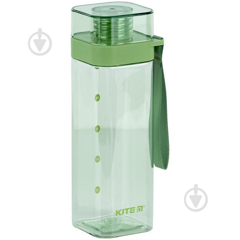 Бутылка для воды KITE 500 мл зеленая K24-1209-2 зеленая - фото 2 Бутылка для воды KITE 500 мл зеленая K24-1209-2 зеленая - фото 2