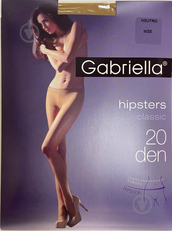 Колготки жіночі Gabriella Hipsters 20 den р. 2 Neutro - фото 1