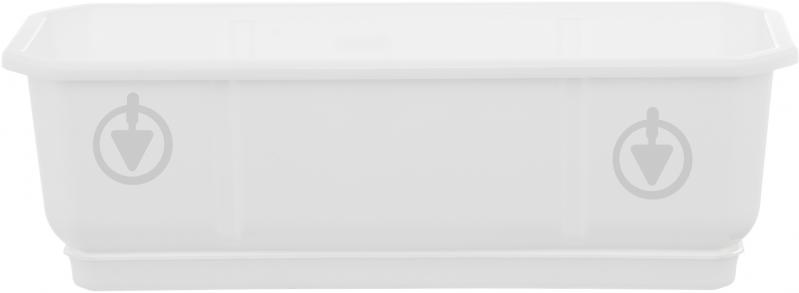 УЦІНКА! Ящик балконний Алеана Дама з підставкою 50,0x18,0 см прямокутний 9 л білий (УЦ №77) - фото 1 УЦІНКА! Ящик балконний Алеана Дама з підставкою 50,0x18,0 см прямокутний 9 л білий (УЦ №77) - фото 1