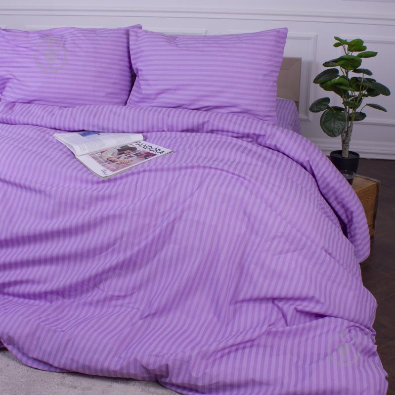 Комплект постельного белья MirSon 17-0618 Stripe Purple фиолетовый - фото 4 Комплект постельного белья MirSon 17-0618 Stripe Purple фиолетовый - фото 4