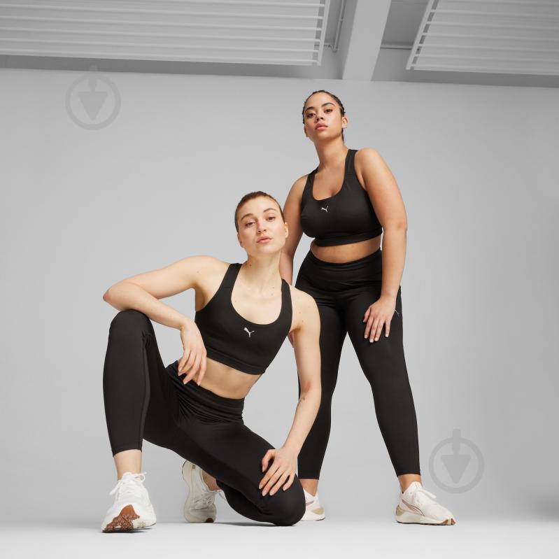 Бра Puma 4KEEPS RUN BRA 52495301 р.XS черный - фото 3