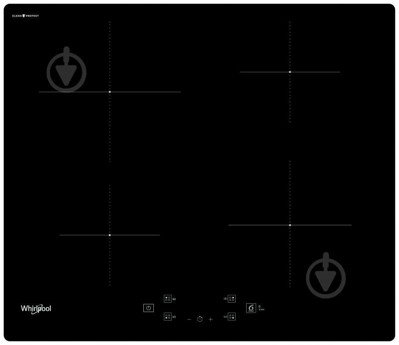 Варильна поверхня індукційна Whirlpool WS Q3560 CPNE - фото 1 Варильна поверхня індукційна Whirlpool WS Q3560 CPNE - фото 1