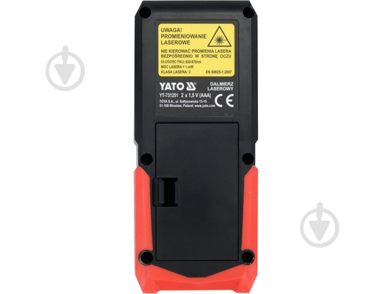 Дальномер лазерный YATO YT-731251 - фото 6