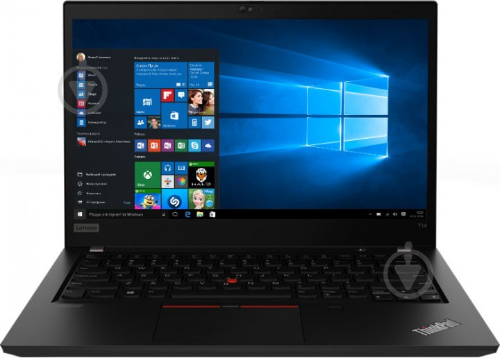 Ноутбук Lenovo ThinkPad T14 Gen 1 14 (20S00044RT) black - фото 1