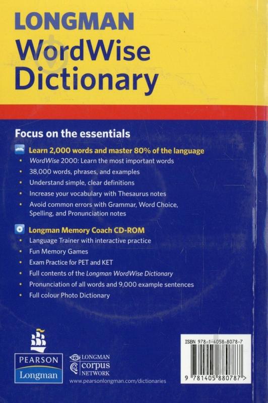 Книга «Longman Wordwise Dictionary, 2 Edition Paper with CD ROM» 978-1-4058-8078-7 - фото 2