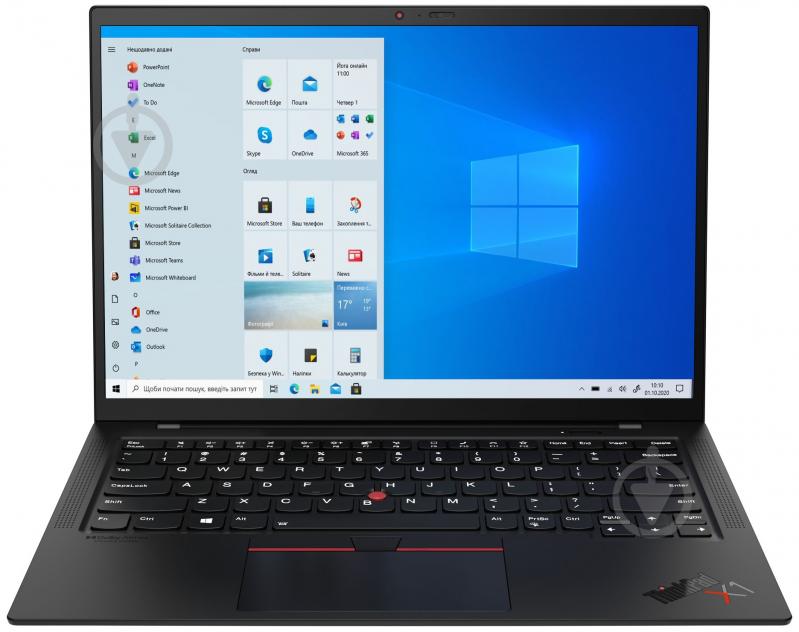 Ноутбук Lenovo ThinkPad X1 Carbon Gen 9 14 (20XW0062RT) black - фото 1