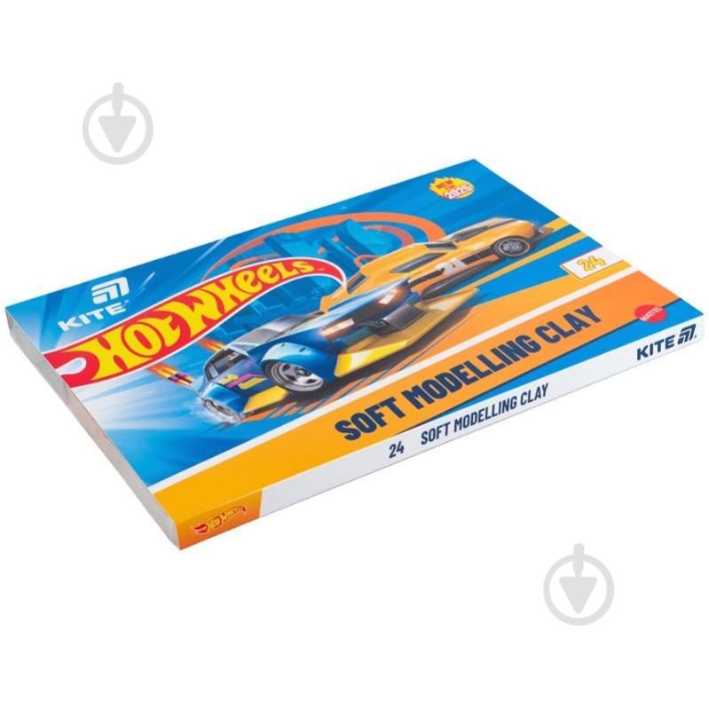 Пластилін восковий 24 кольори 480 г HW KITE - фото 3 Пластилін восковий 24 кольори 480 г HW KITE - фото 3