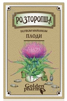 Добавка диетическая Голден-Фарм Расторопша (семена) 110 г 200 шт. - фото 1