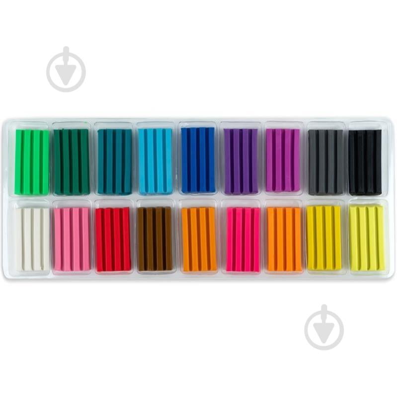 Пластилін восковий 18 кольори 360 г HW KITE - фото 2 Пластилін восковий 18 кольори 360 г HW KITE - фото 2