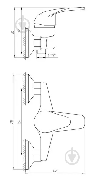 Смеситель для душа EcoMix E-GEZ-105 - фото 5