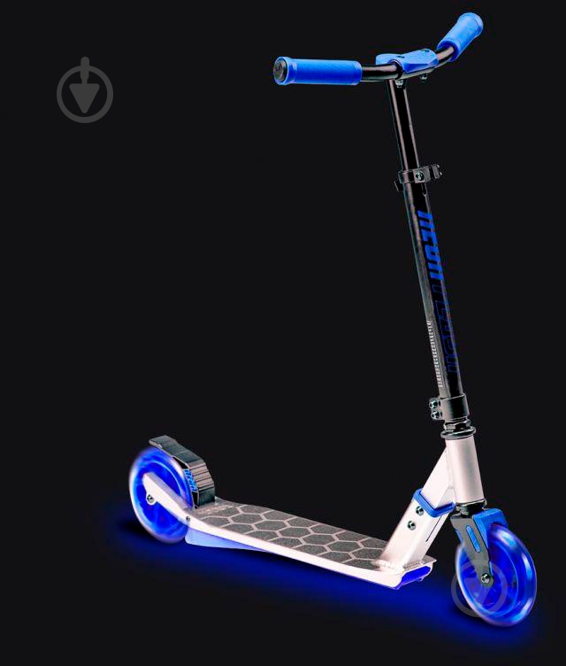Самокат Neon Flash голубой N100796 - фото 3
