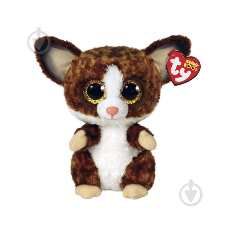 М'яка іграшка TY Beanie Boo's Лемур Binky 25 см 37287 - фото 1