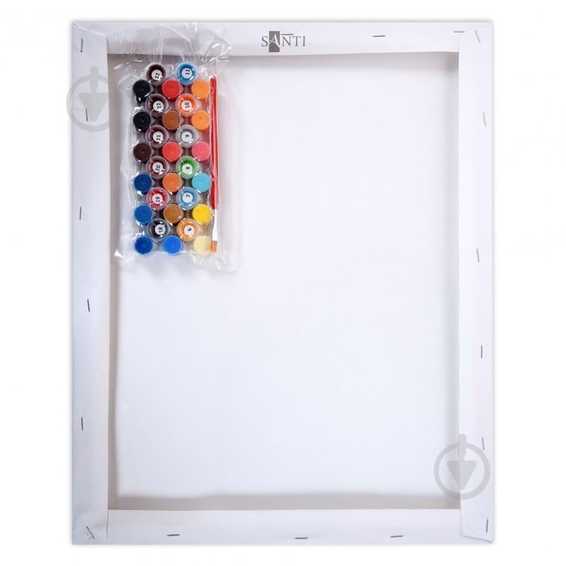 Картина за номерами Дівчина з червоною квіткою 40 х 50 см Santi - фото 3 Картина за номерами Дівчина з червоною квіткою 40 х 50 см Santi - фото 3