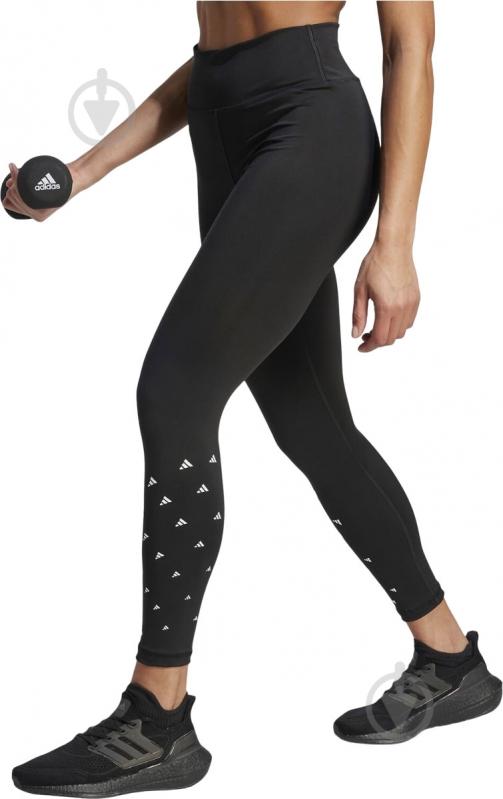 Лосины Adidas Train Essentials BLUV 7/8 HY2807 р.M черный - фото 1