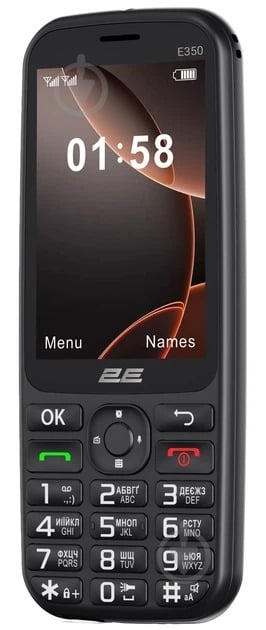 Мобільний телефон 2E E350 black 694743656879 - фото 2 Мобільний телефон 2E E350 black 694743656879 - фото 2